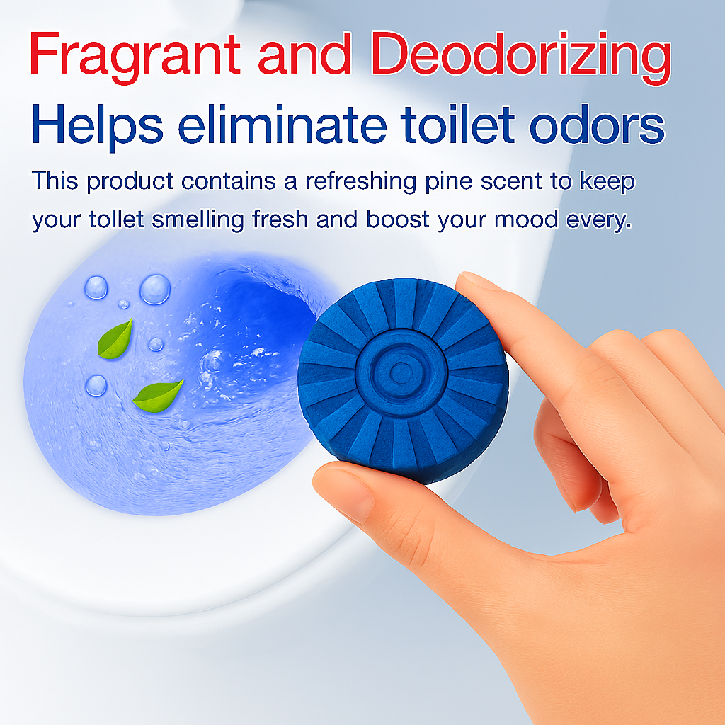Automatic Toilet Cleaning Tablets ( Buy 1 Get 1 Free)